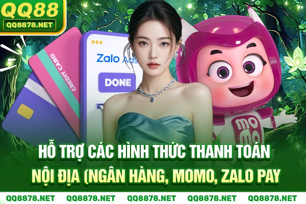 QQ88 tiếp nhận thanh toán nội địa